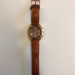 Michael Kors leather strap watch